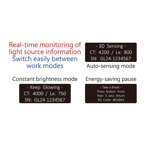 Color Assessment Color Matching Light 200~800Lux 3000k~6000k CT Accurate CT & Lux Lamp - Portable Model