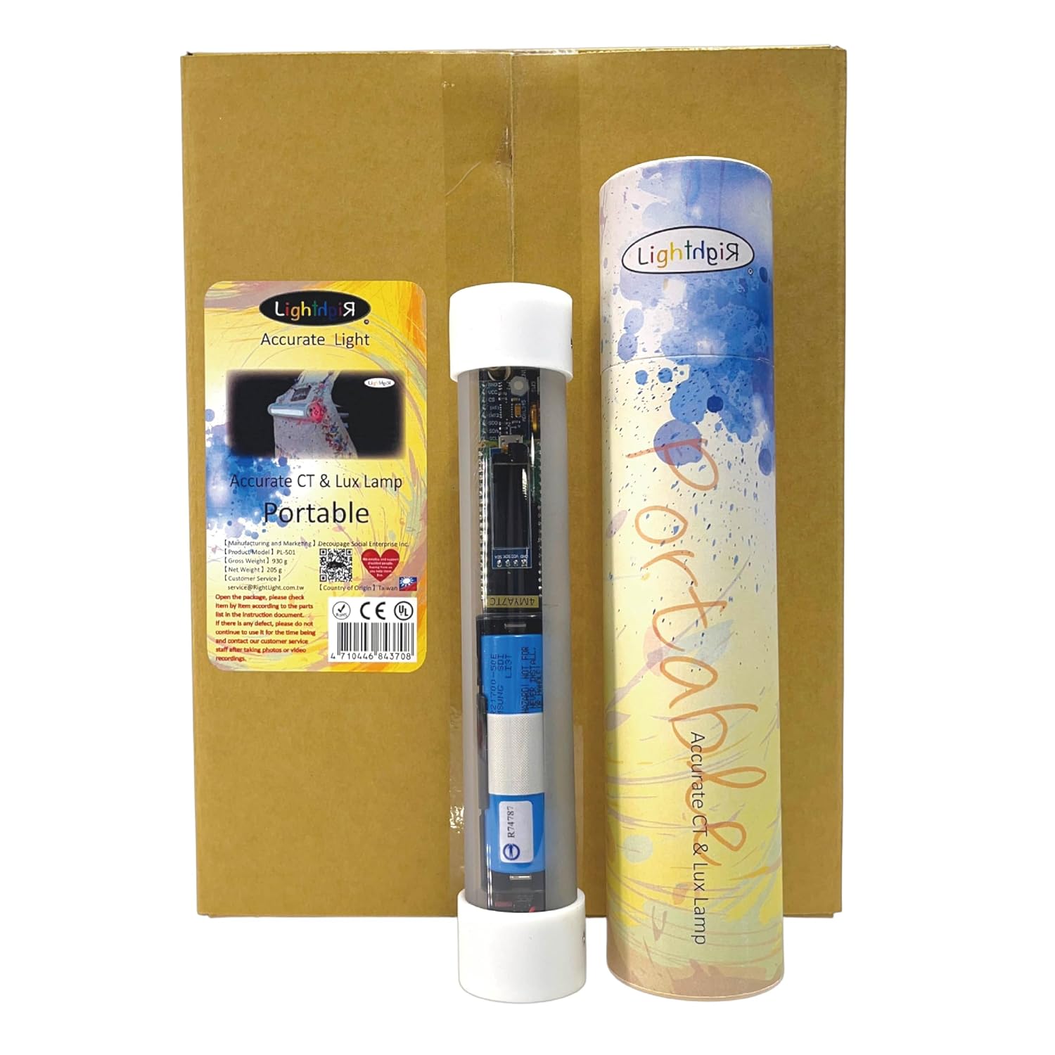 Color Assessment Color Matching Light 200~800Lux 3000k~6000k CT Accurate CT & Lux Lamp - Portable Model